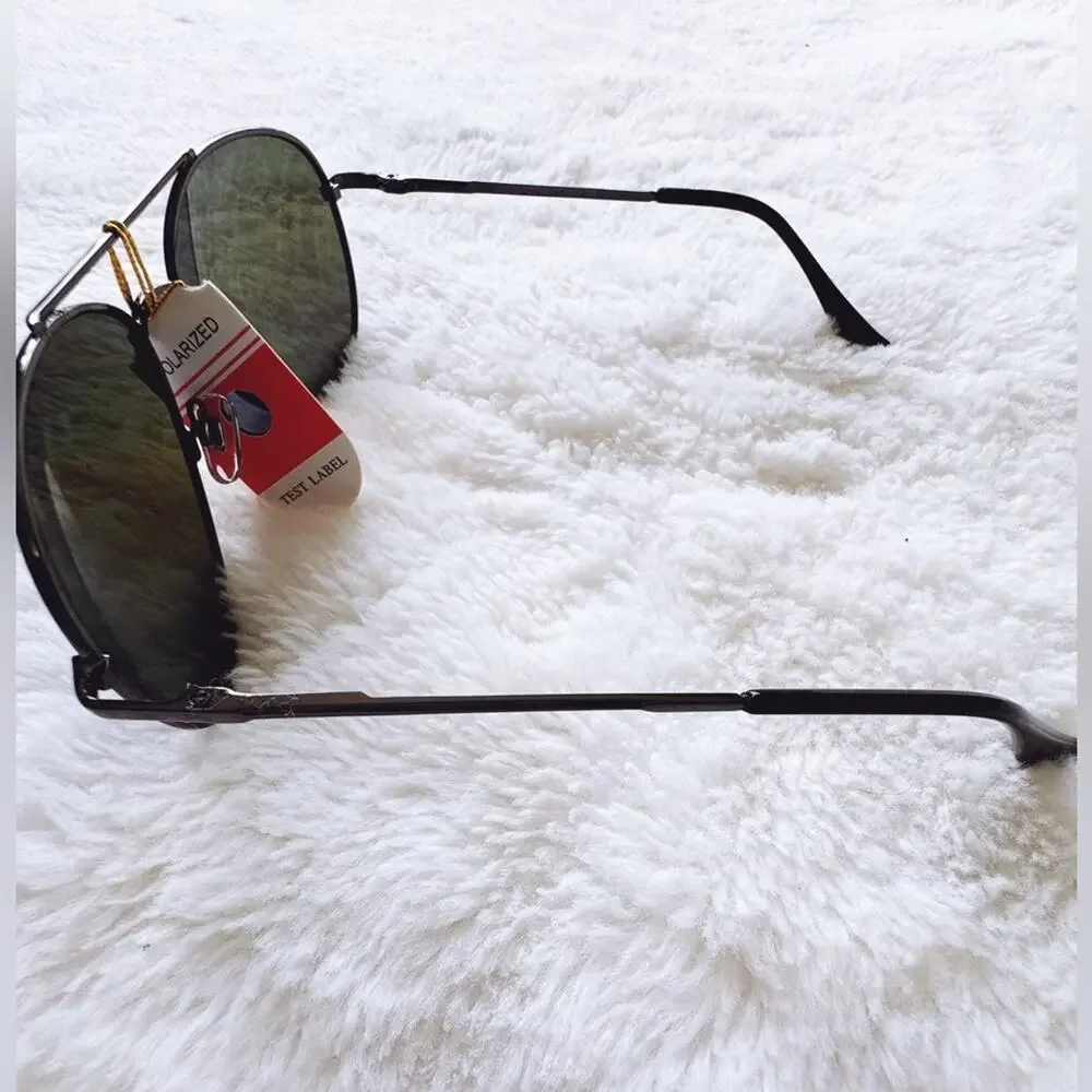 Felix Blue w/Black Rim Mirrored Sunglasses